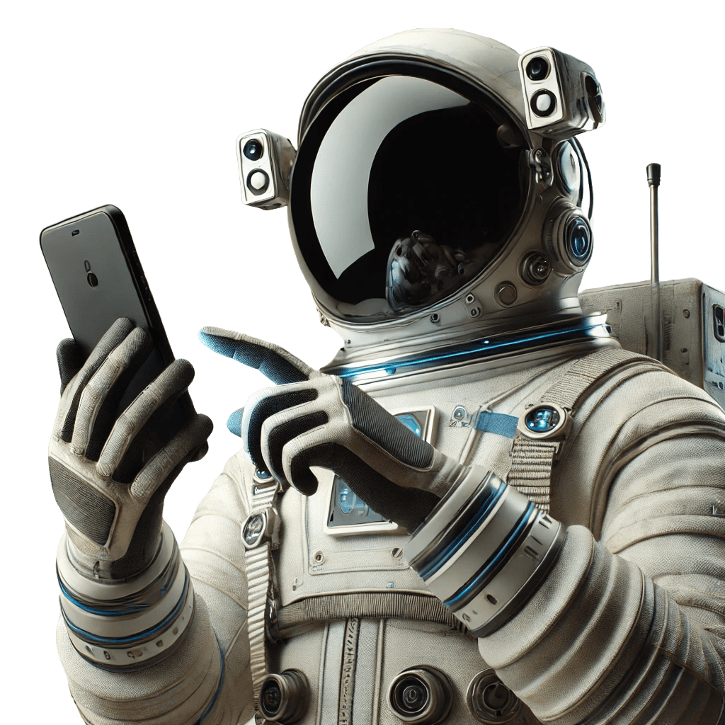 Foto do astronauta